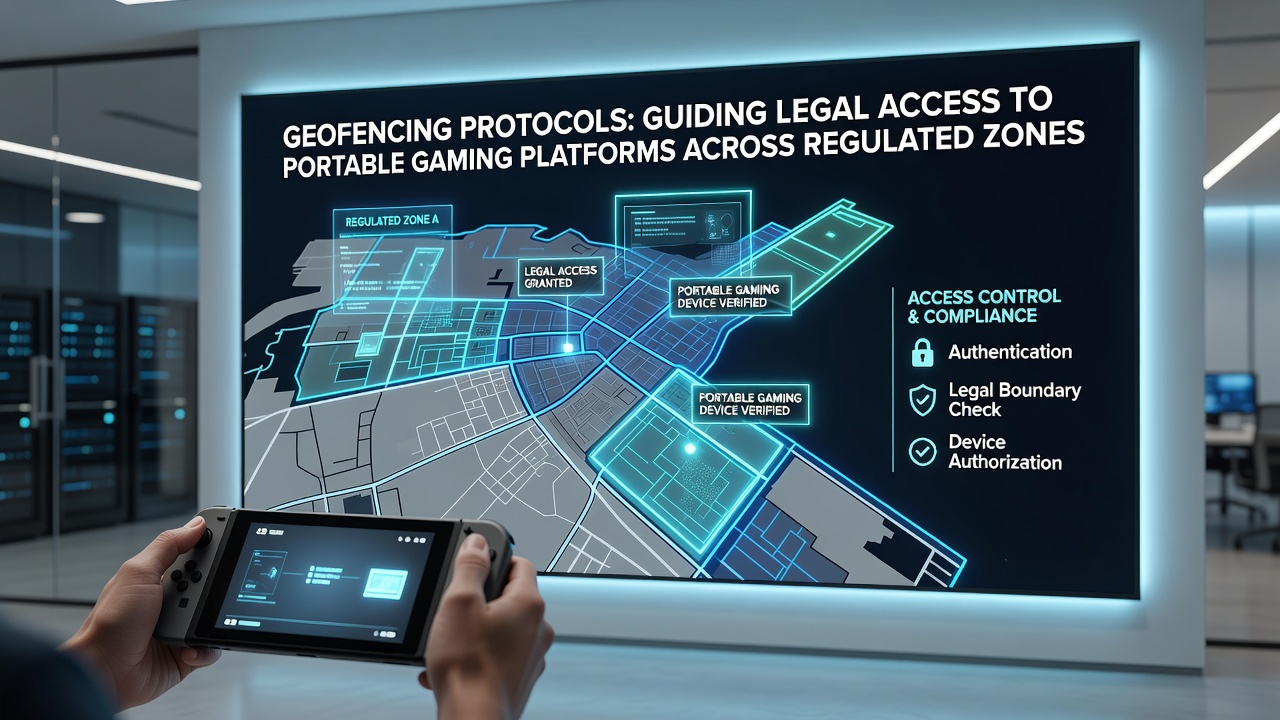 Geofencing technology mapping legal boundaries for mobile gaming access in regulated areas