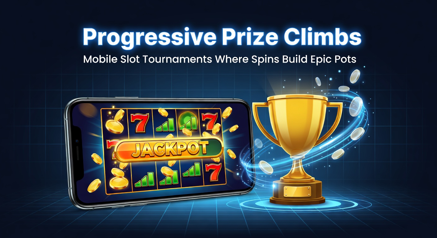 Dynamic screenshot of a mobile app displaying a progressive prize climb tournament, featuring a glowing jackpot meter rising with spin counters, player avatars on a competitive leaderboard, and slot symbols exploding in victory animations