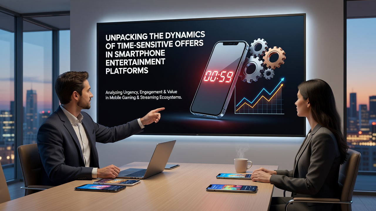 Analytics dashboard showing engagement spikes during time-sensitive promotions on mobile devices